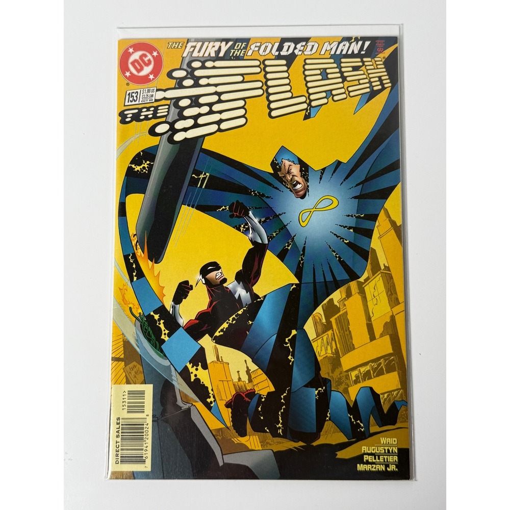 Flash 153 DC Comics 1999 Fury of the Folded Man Mark Waid Wally West